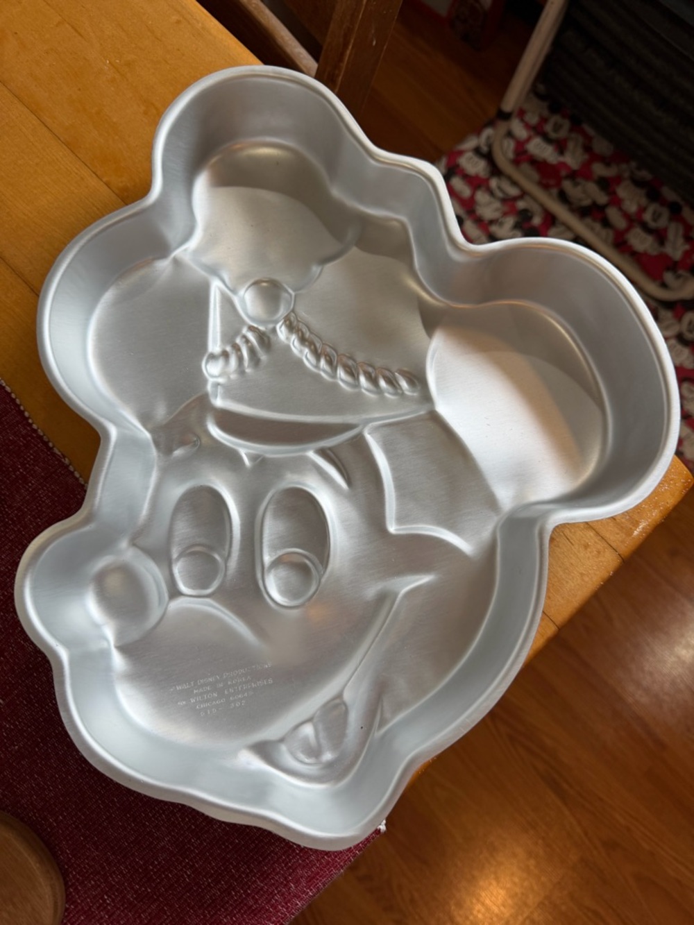 Wilton Disney Mickey Mouse Band Leader Shaped Cake Pan - Silver
